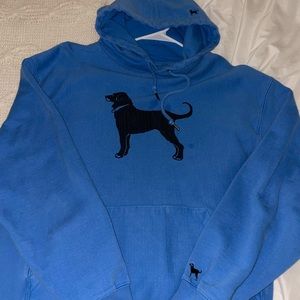 Black dog XL hoodie